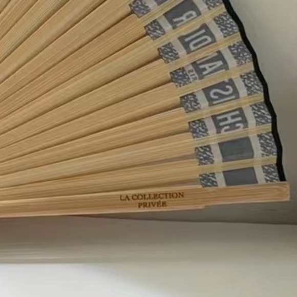 Christian Dior DIORIVIERA Novelty Folding Fan Japan - Picture 4 of 8